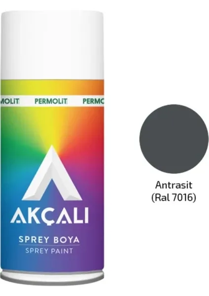 AKÇALI SPREY BOYA 400 ML ANTRASİT 7016