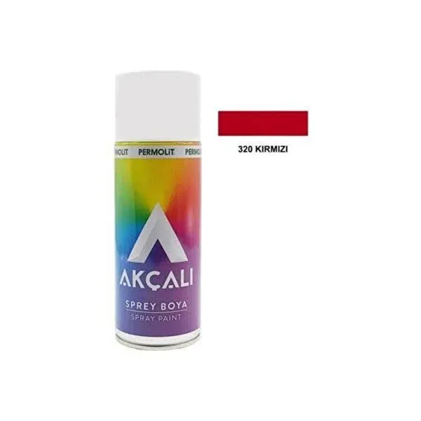 AKÇALI SPREY BOYA 400 ML KIRMIZI 320