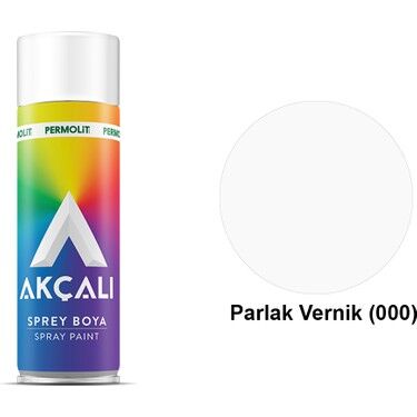 AKÇALI SPREY BOYA 400 ML PARLAK VERNİK 000