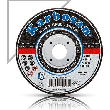 KARBOSAN METAL KESME TAŞI 115*3.0*22.23 MM