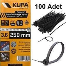 KUPA CIRT KELEPÇE SİYAH 3,6*250 MM