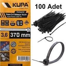 KUPA CIRT KELEPÇE SİYAH 3,6*370 MM