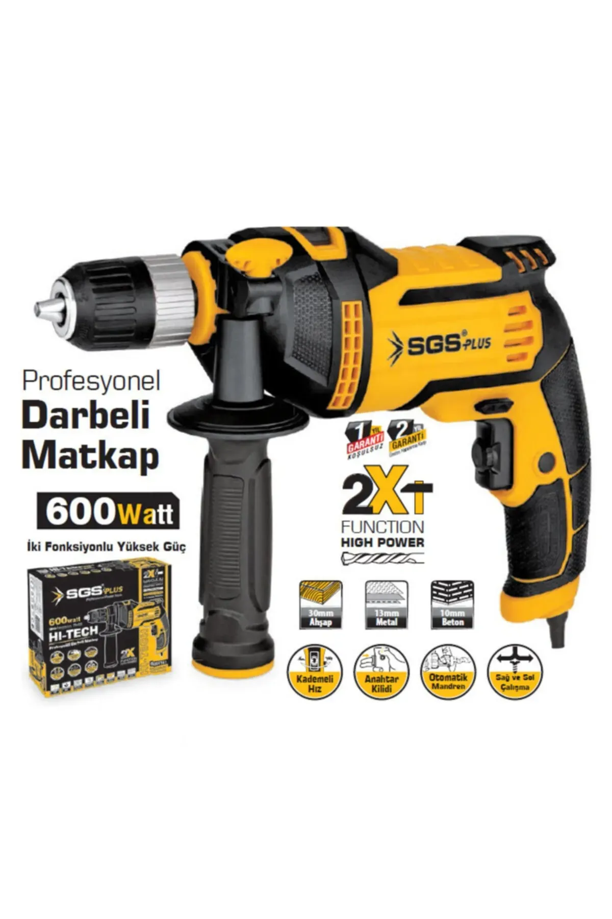 SGS 5142 PROFESYONEL DARBELİ MATKAP 750W