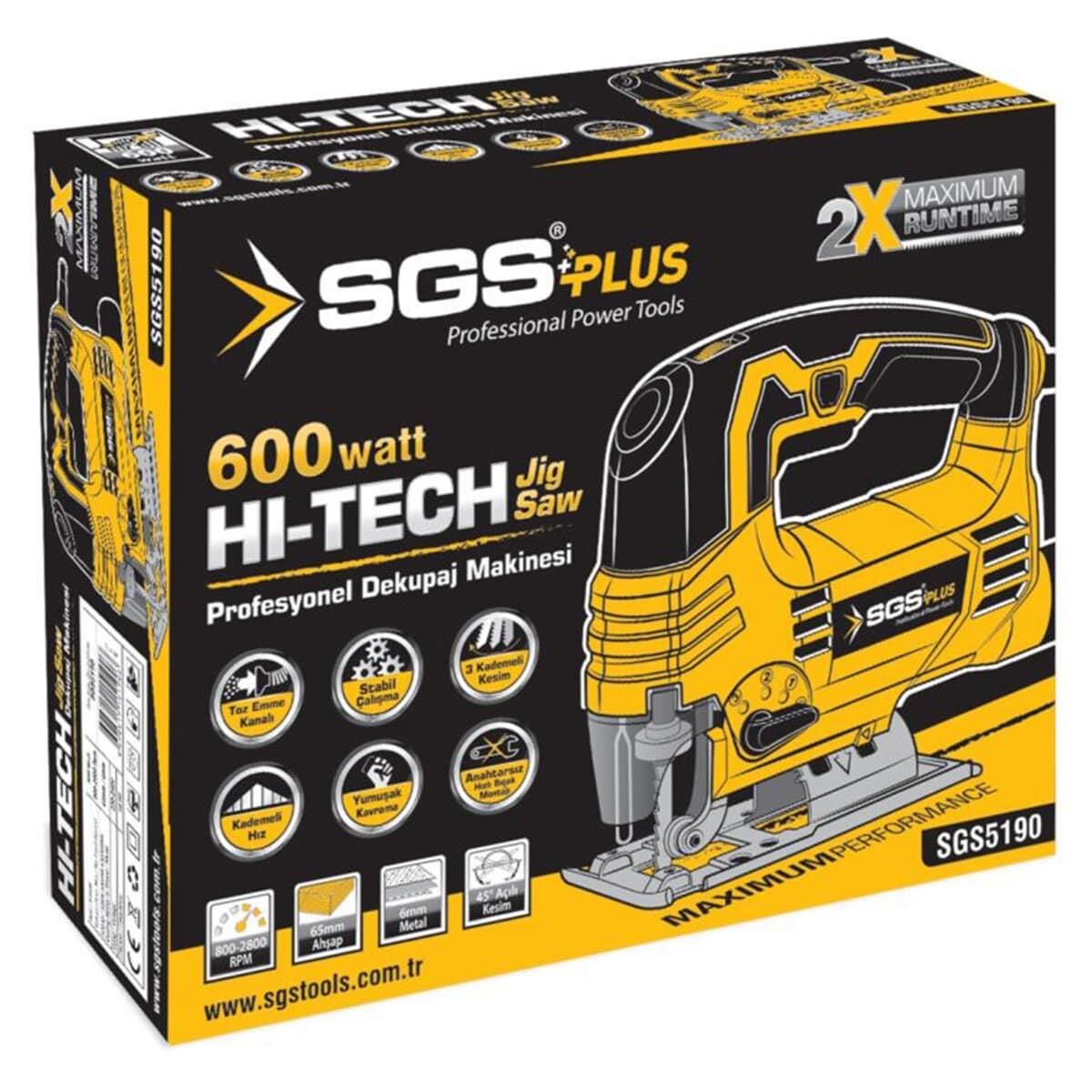 SGS 5190 PROFESYONEL DEKUPAJ MAKİNESİ 600W