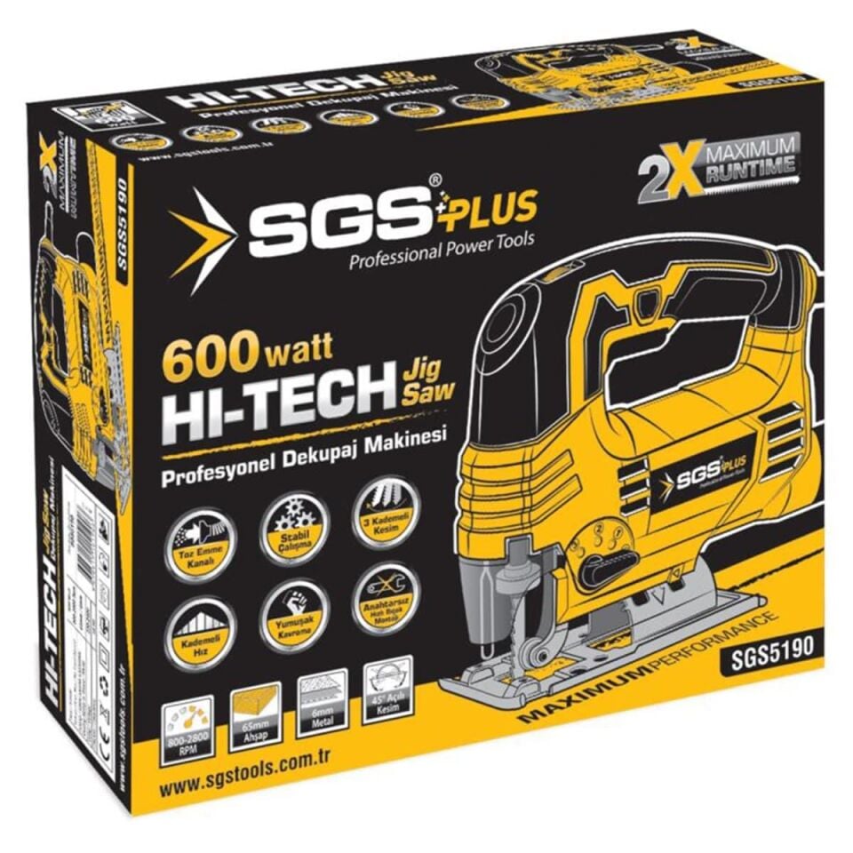 SGS 5190 PROFESYONEL DEKUPAJ MAKİNESİ 600W