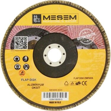 MEŞEM FLAP DİSK ZIMPARA 115*22MM 60 KUM