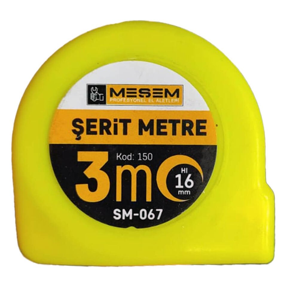 MEŞEM ŞERİT METRE 3MM*16MT