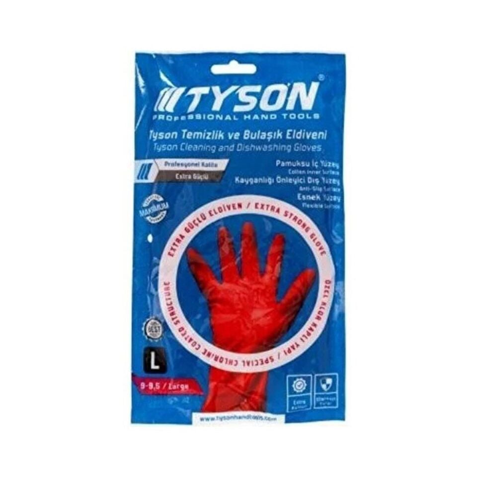 Tyson Temizlik ve Bulaşık Eldiveni L Beden