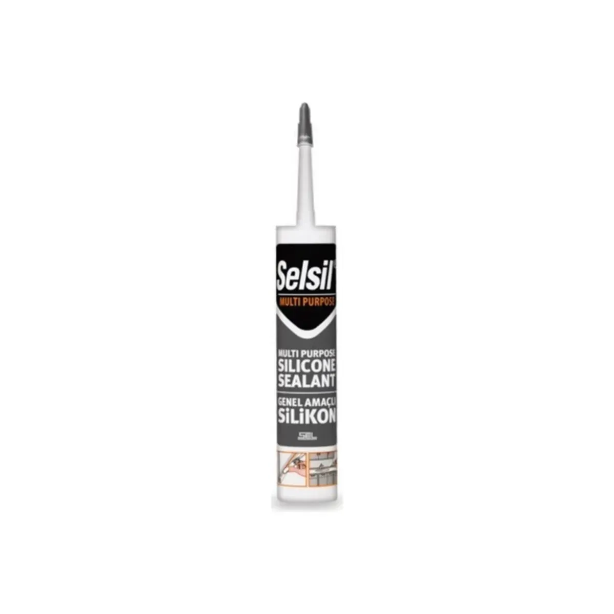 SELSİL GENEL AMAÇLI SİLİKON 280 GR BEYAZ