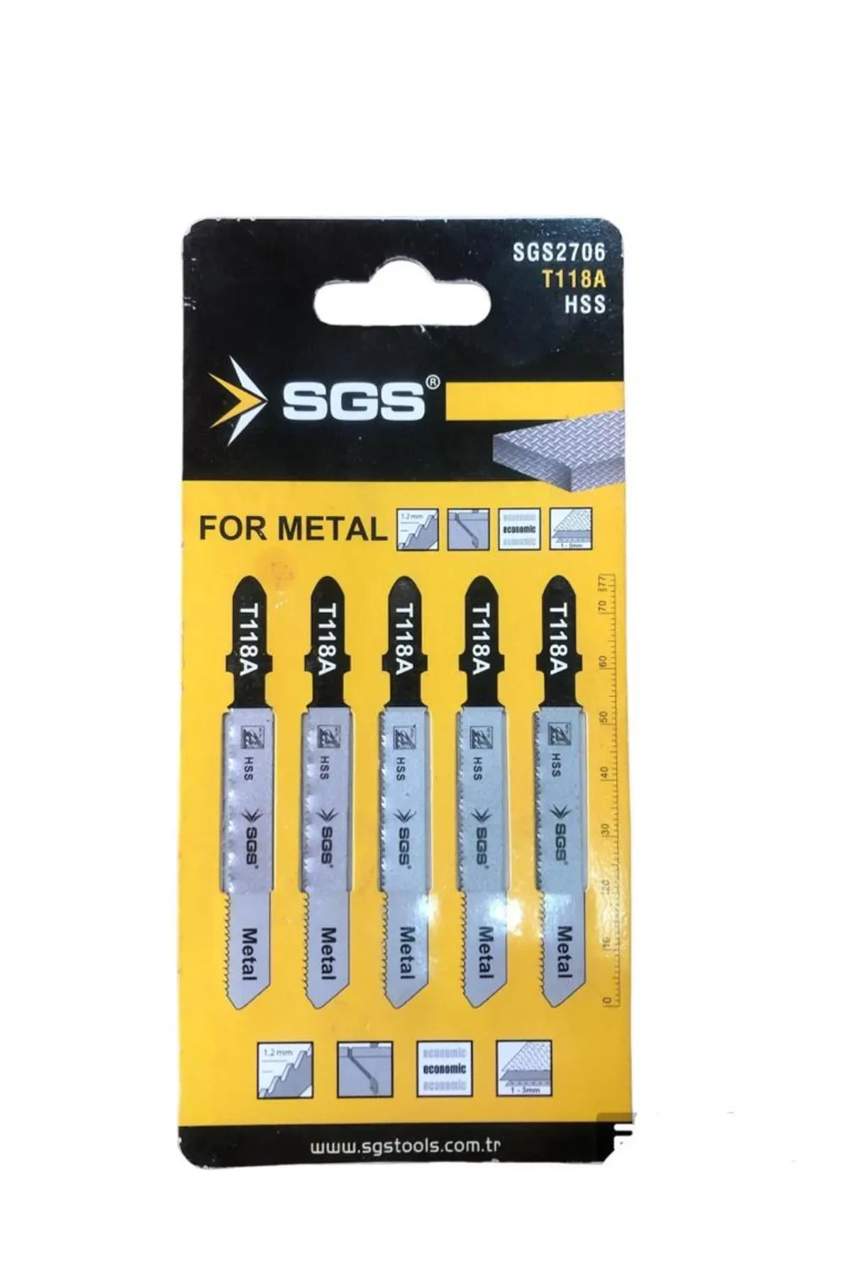 SGS DEKUBAJ AĞZI 5Lİ SET METAL T118A