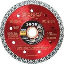 SGS ULTRA İNCE ELMASLI SERAMİK KESME DİSKİ 180 MM