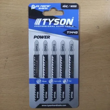 TYSON DEKUPAJ AĞZI AHŞAP 5Lİ SET T1440