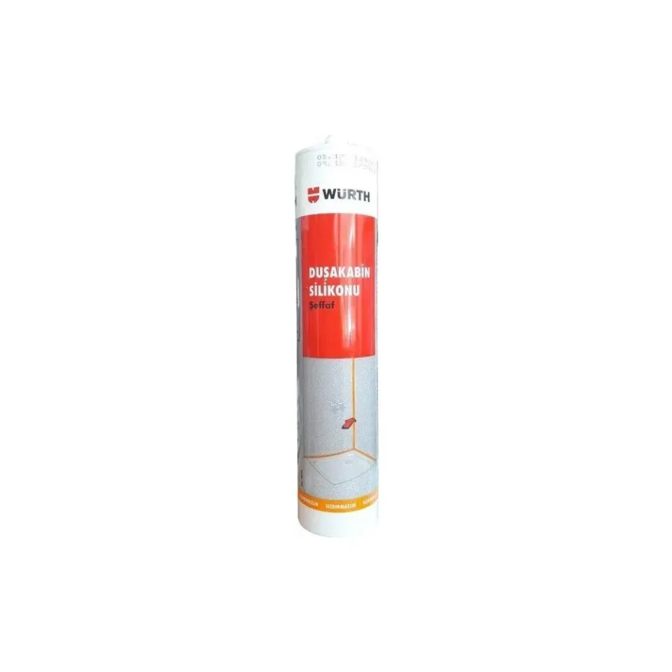WÜRTH DUŞAKABİN SİLİKONU BEYAZ 310ML